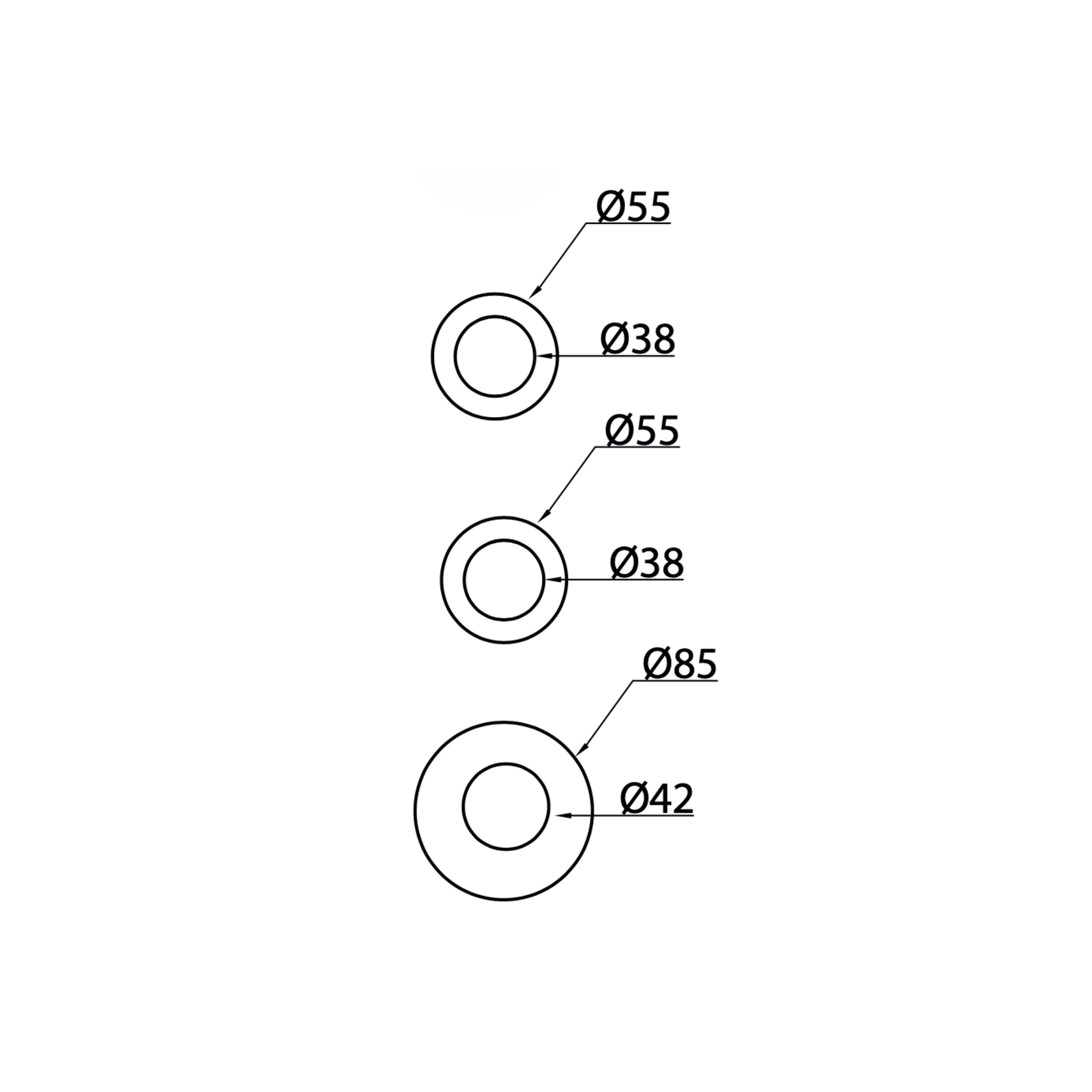 Antonio Frattini R2102 Shower Control Set gallery detail image