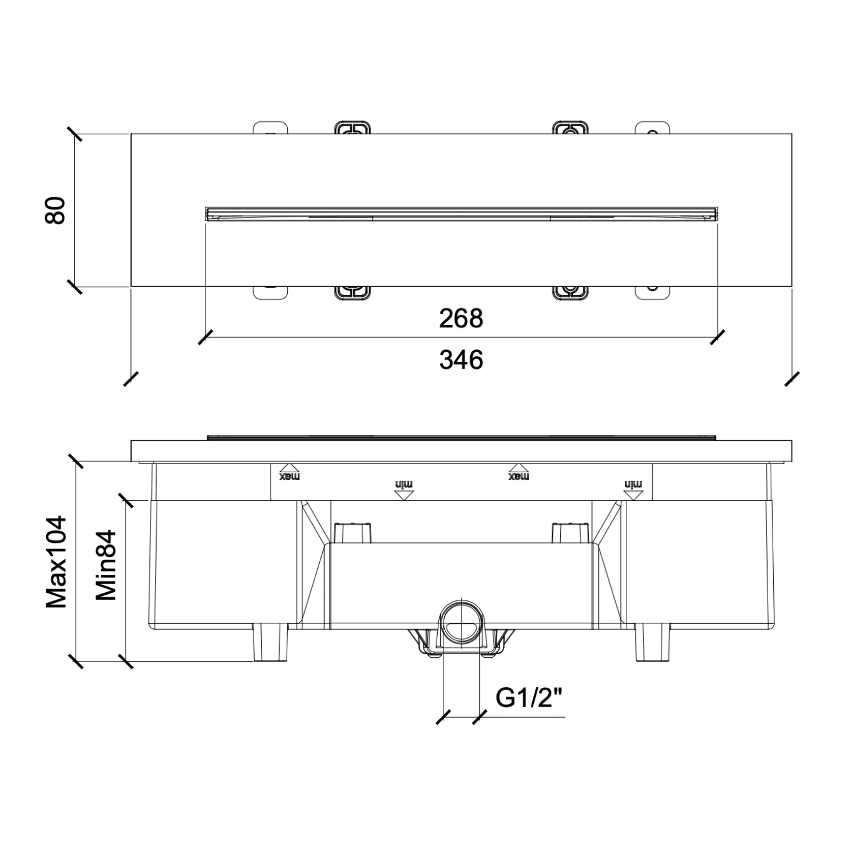 Antonio Frattini SHC77 Cascade Waterfall Shower gallery detail image
