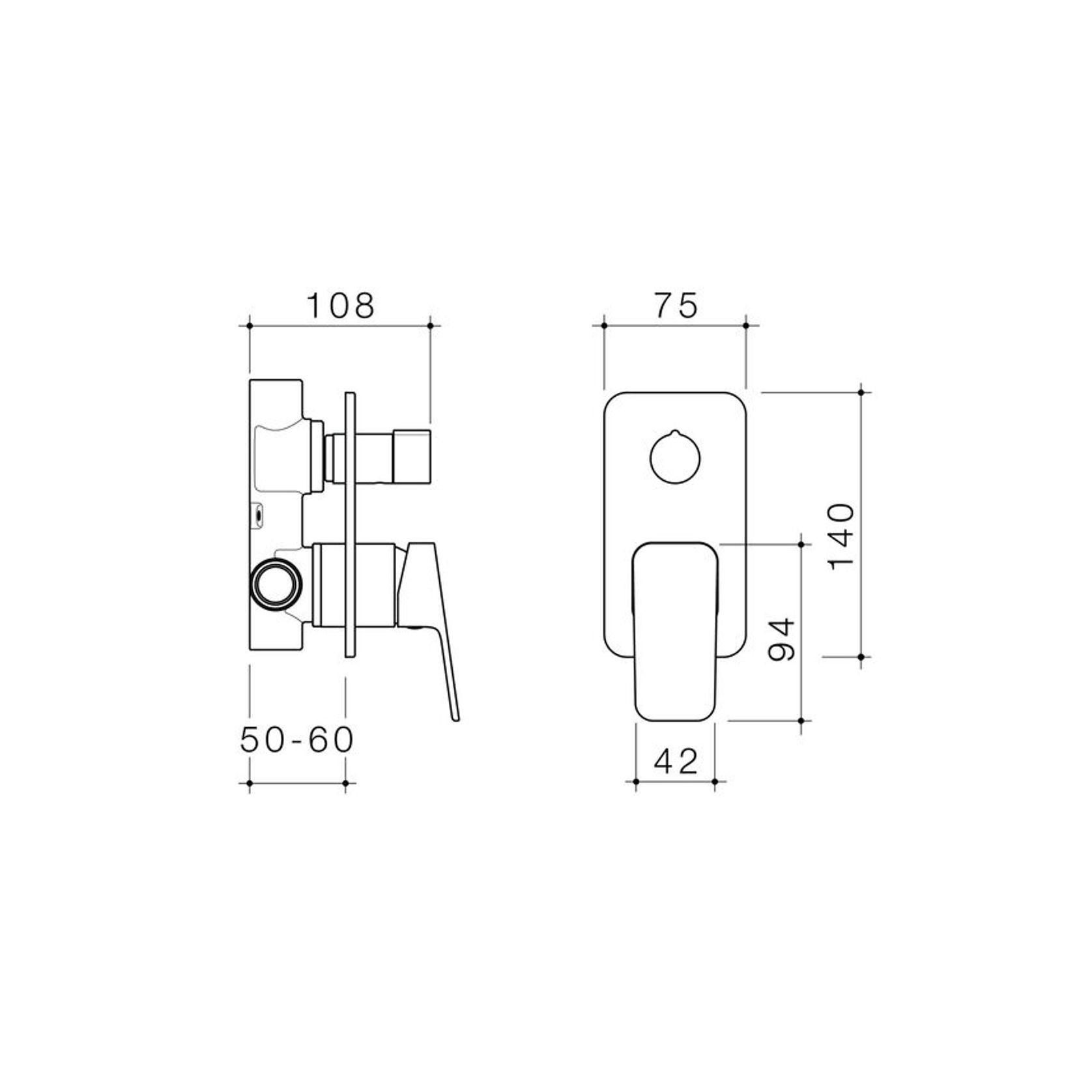 Waipori MK2 Shower Mixer With Diverter gallery detail image