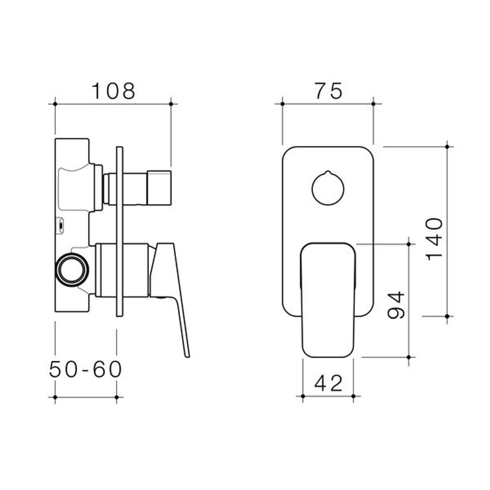 Waipori MK2 Shower Mixer With Diverter gallery detail image