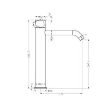 Zen SS316L Tall Basin Mixer Handless | Brushed Nickel gallery detail image