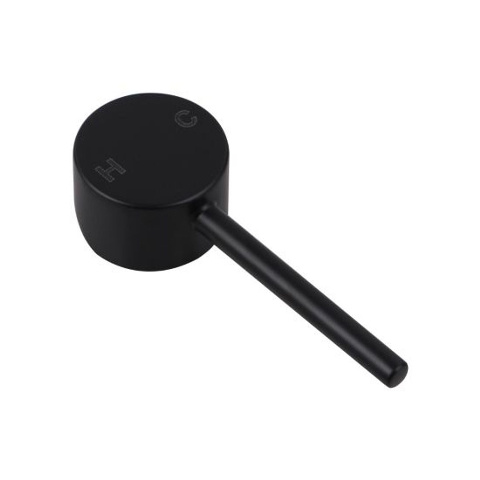 Lucid Pin Wall Mixer Matte Black gallery detail image