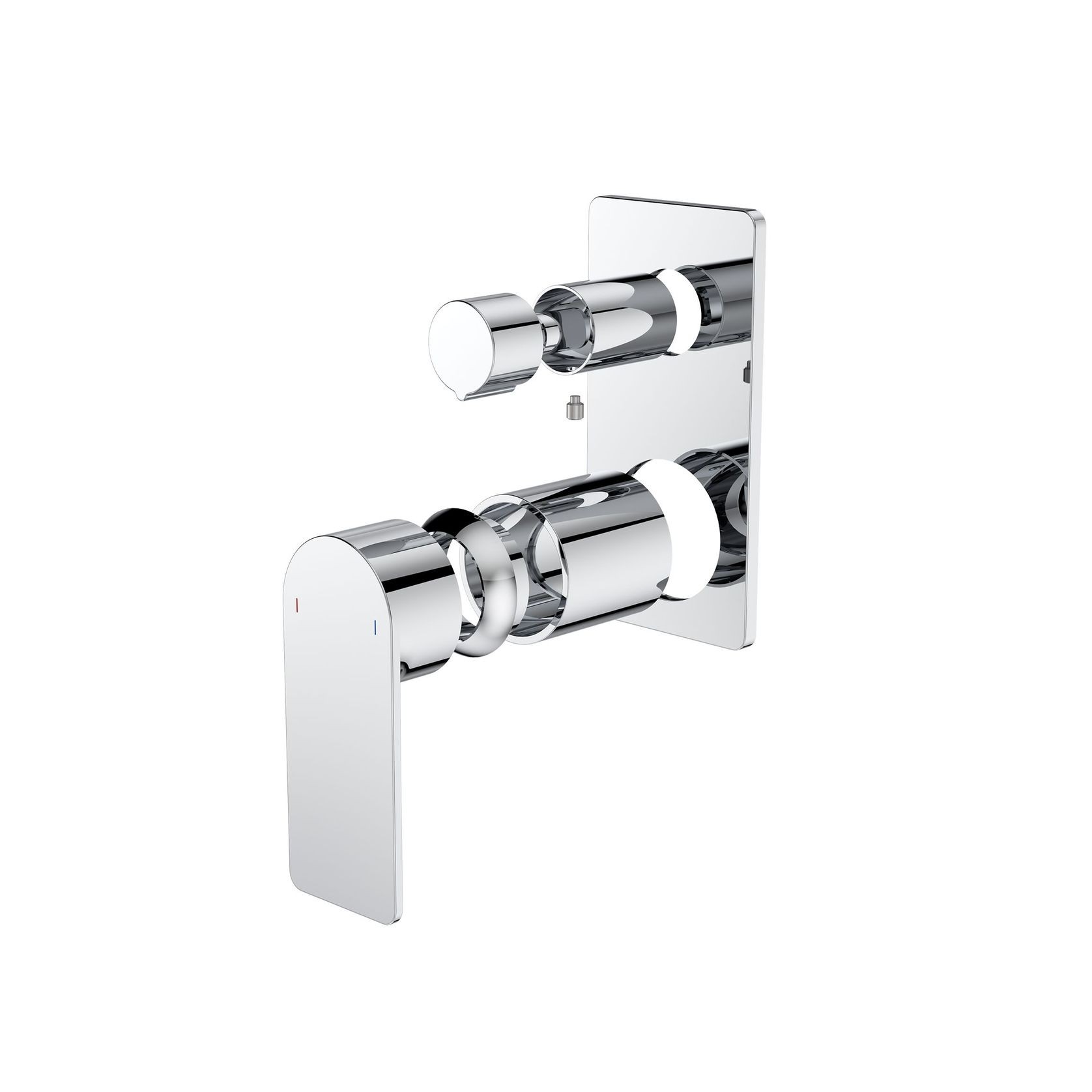 Urbane II Bath/Shower Mixer with Diverter Trim Kit Rectangular Cover Plate gallery detail image