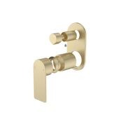 Urbane II Bath/Shower Mixer with Diverter Trim Kit Rounded Cover Plate gallery detail image