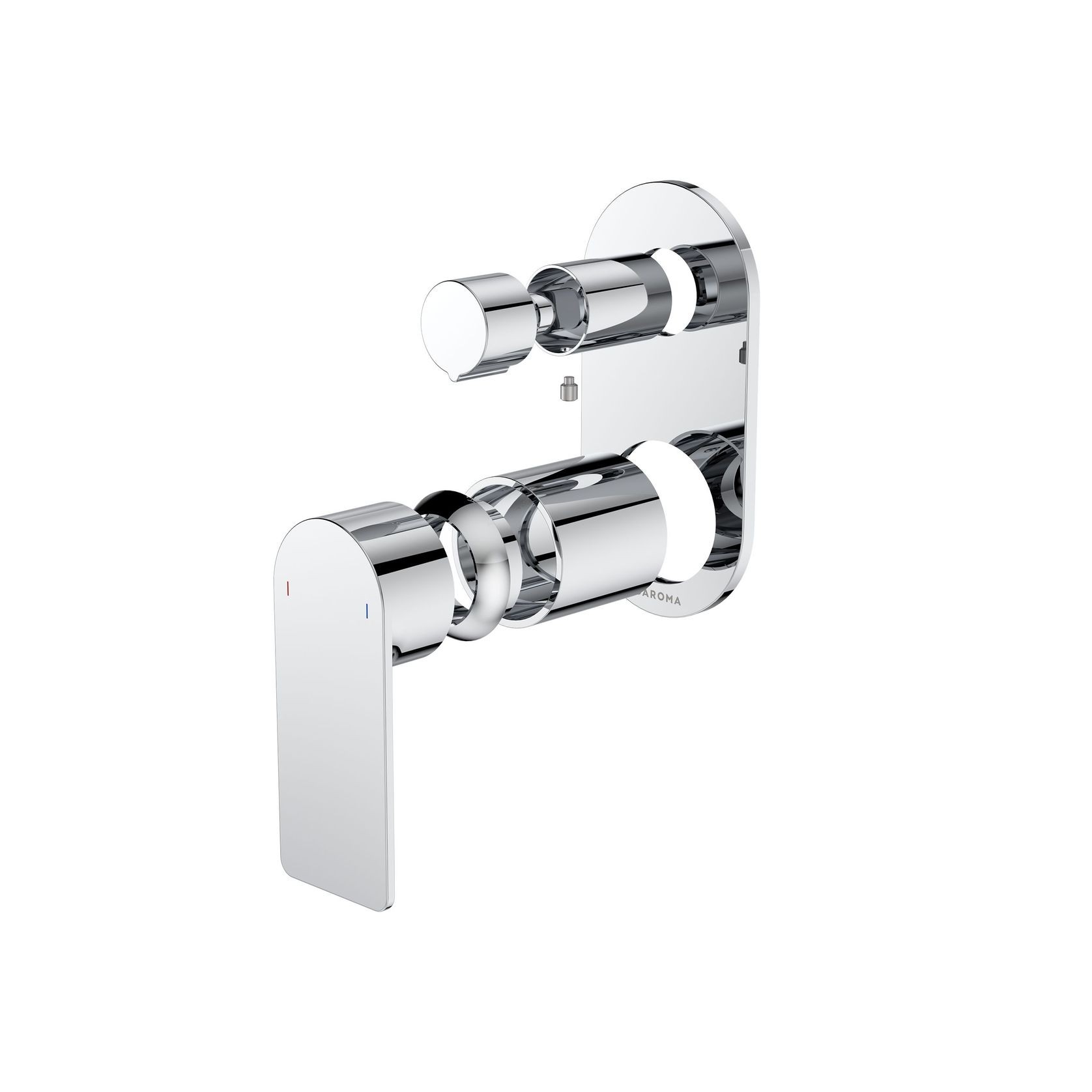 Urbane II Bath/Shower Mixer with Diverter Trim Kit Rounded Cover Plate gallery detail image