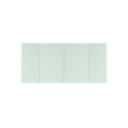 Kzoao 1600mm Mirror Cabinet Gloss White gallery detail image