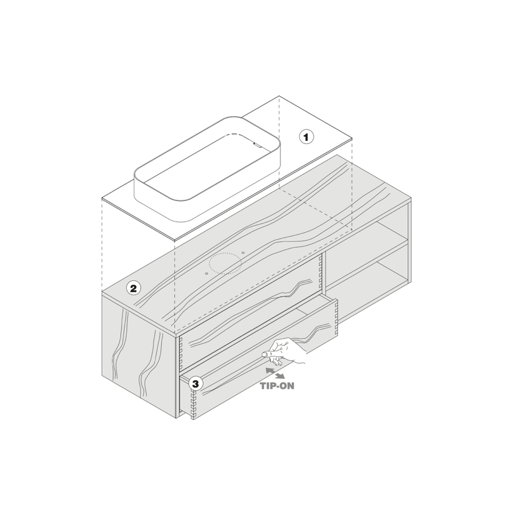 Wood-In Bathroom System by Boffi gallery detail image
