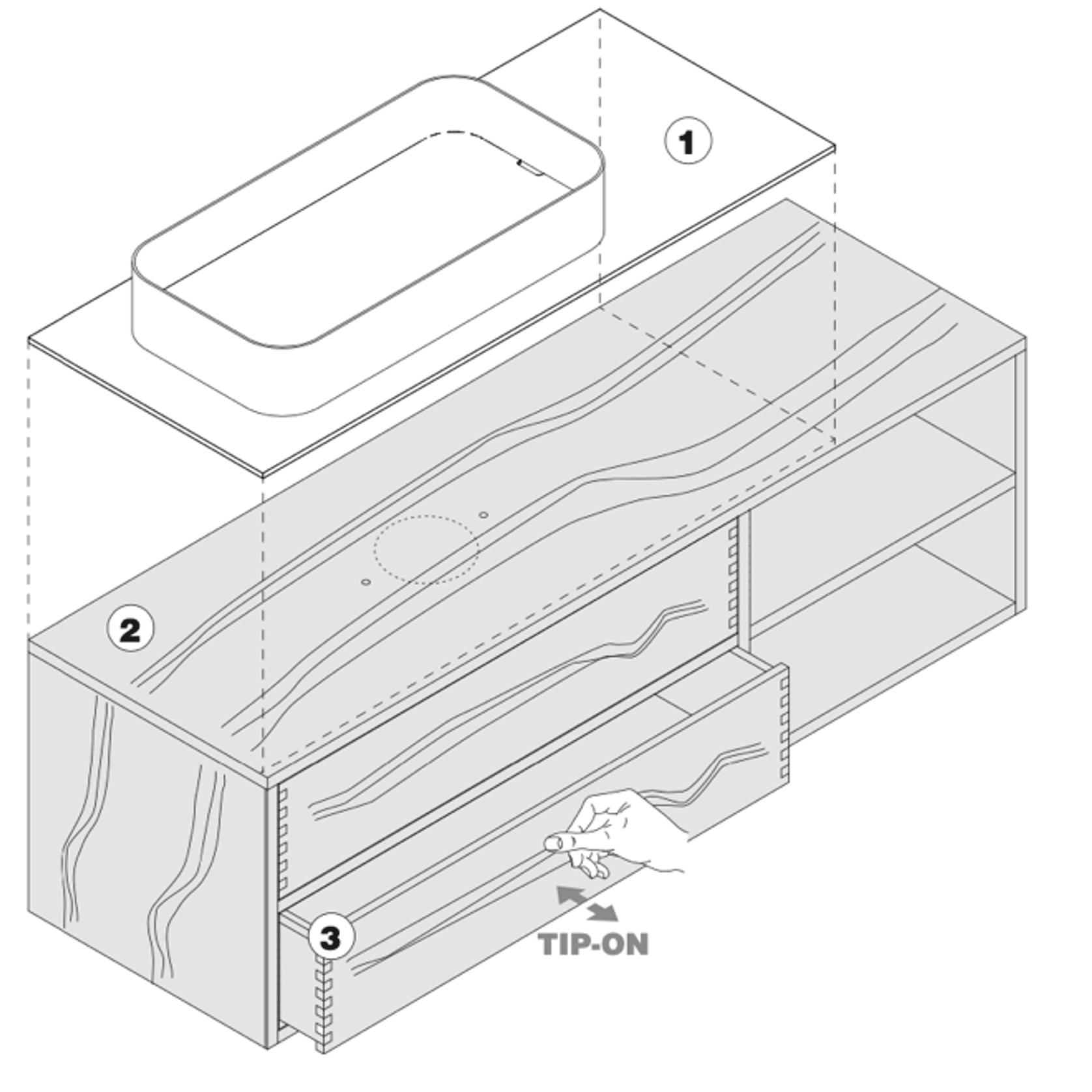 Wood-In Bathroom System by Boffi gallery detail image