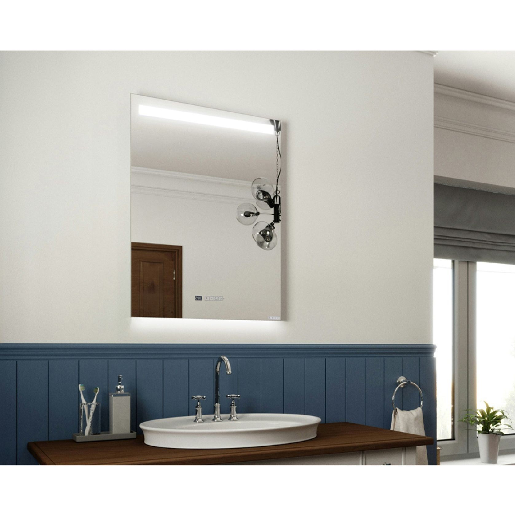 Select XLS Mirror with Lights and Integrated Controls gallery detail image