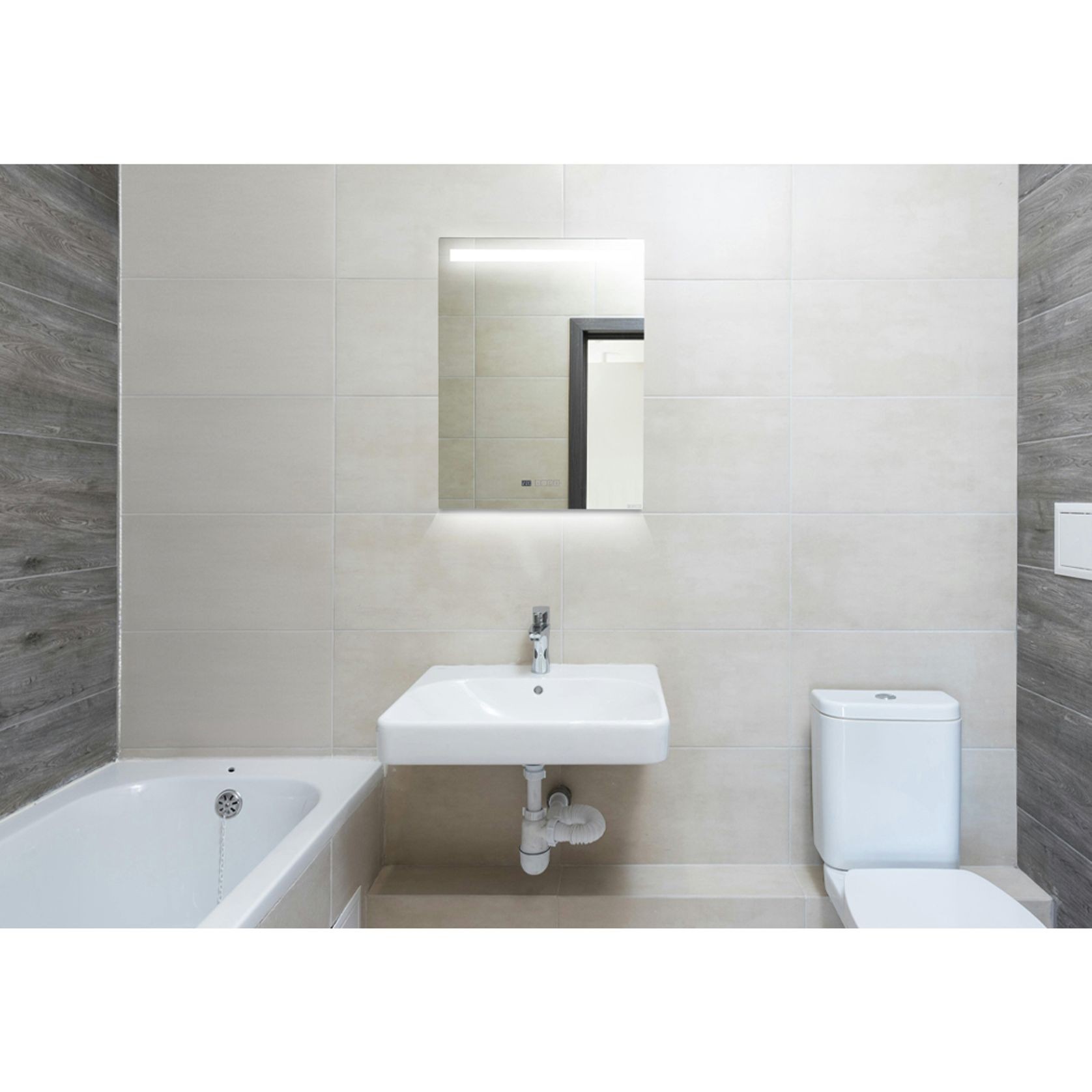 Select XLS Mirror with Lights and Integrated Controls gallery detail image