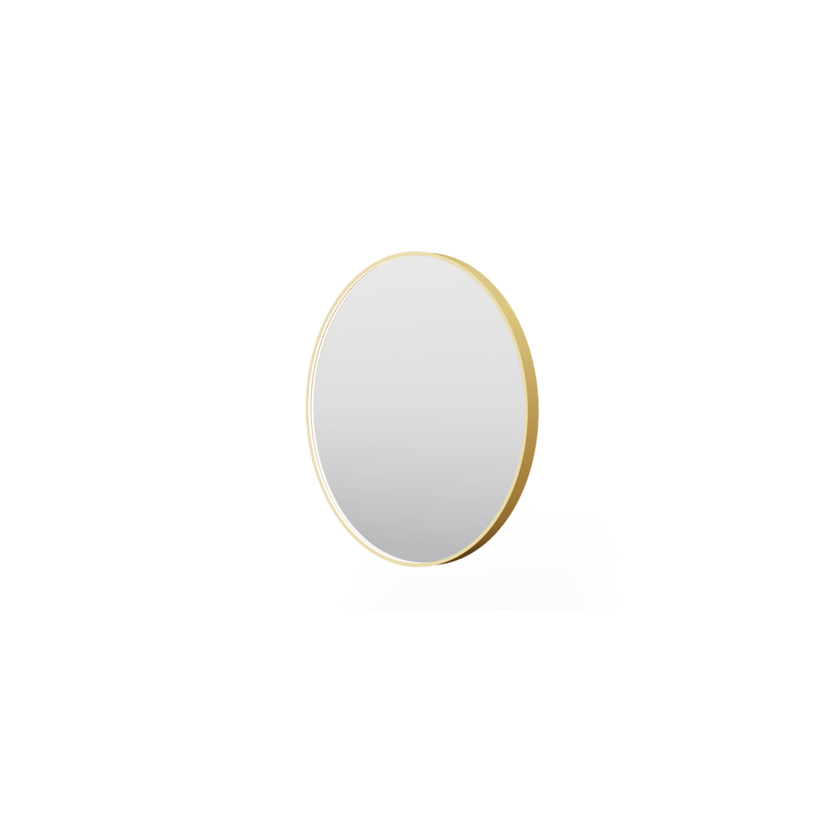Eclipse Circle Gold LED Framed Mirror with Demister gallery detail image