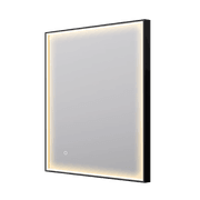 Eclipse Rectangle Black LED Framed Mirror with Demister gallery detail image