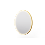 Eclipse Circle Gold LED Framed Mirror with Demister gallery detail image