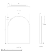 Arch Wall Mirror | Matte White gallery detail image