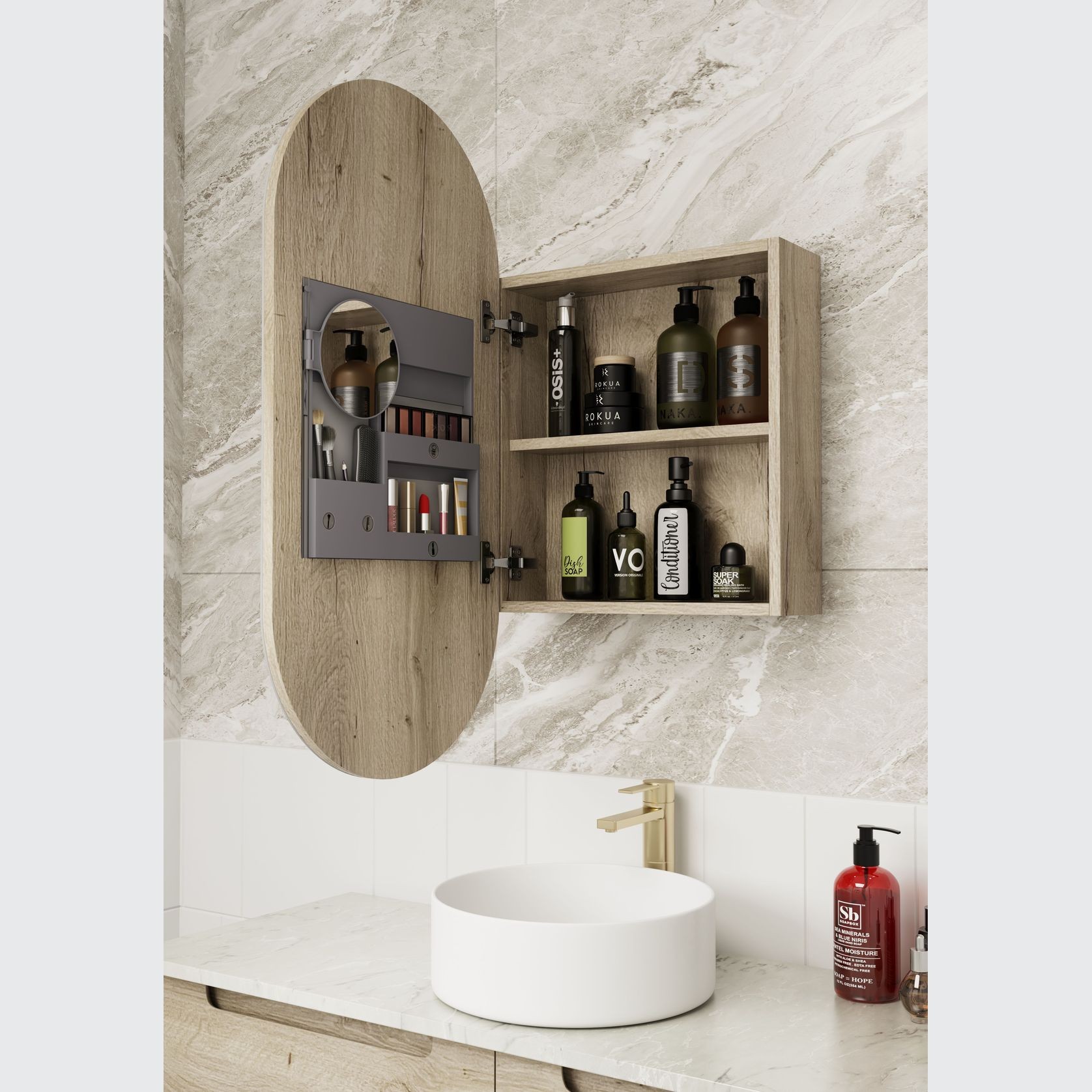 Aulic Beau Monde Shaving Cabinet gallery detail image