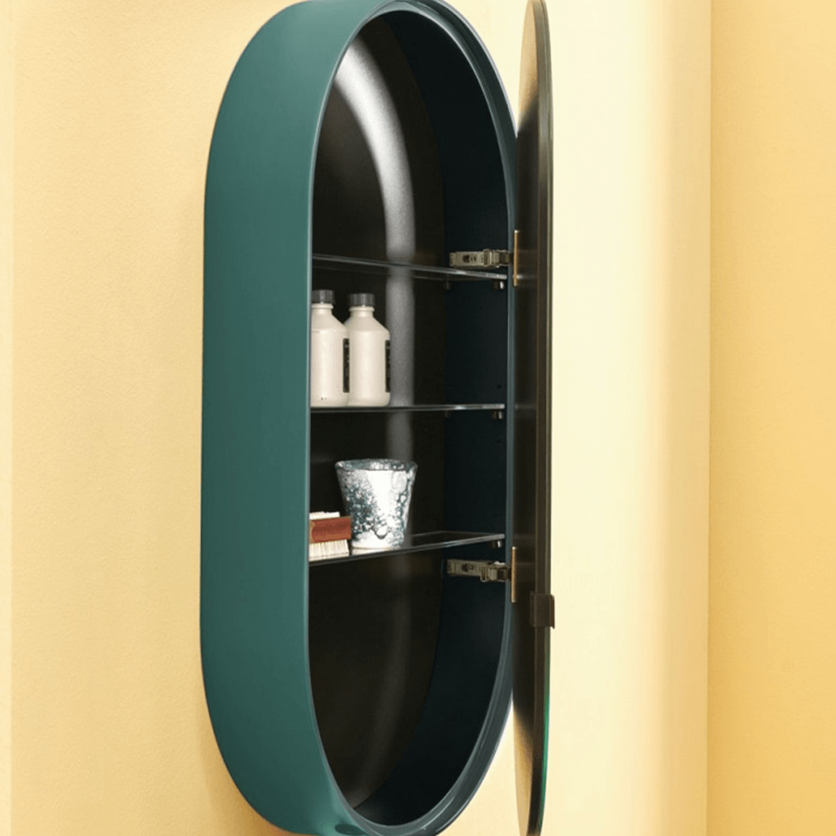 Catino Oval Mirror Cabinet by Cielo gallery detail image
