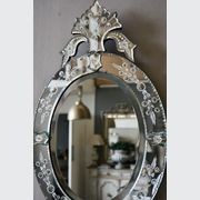 Vintage Venetian Oval Mirror gallery detail image