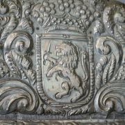 Antique Pressed Metal Régence Mirror gallery detail image
