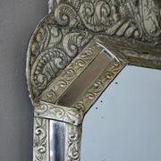 Antique Pressed Metal Régence Mirror gallery detail image
