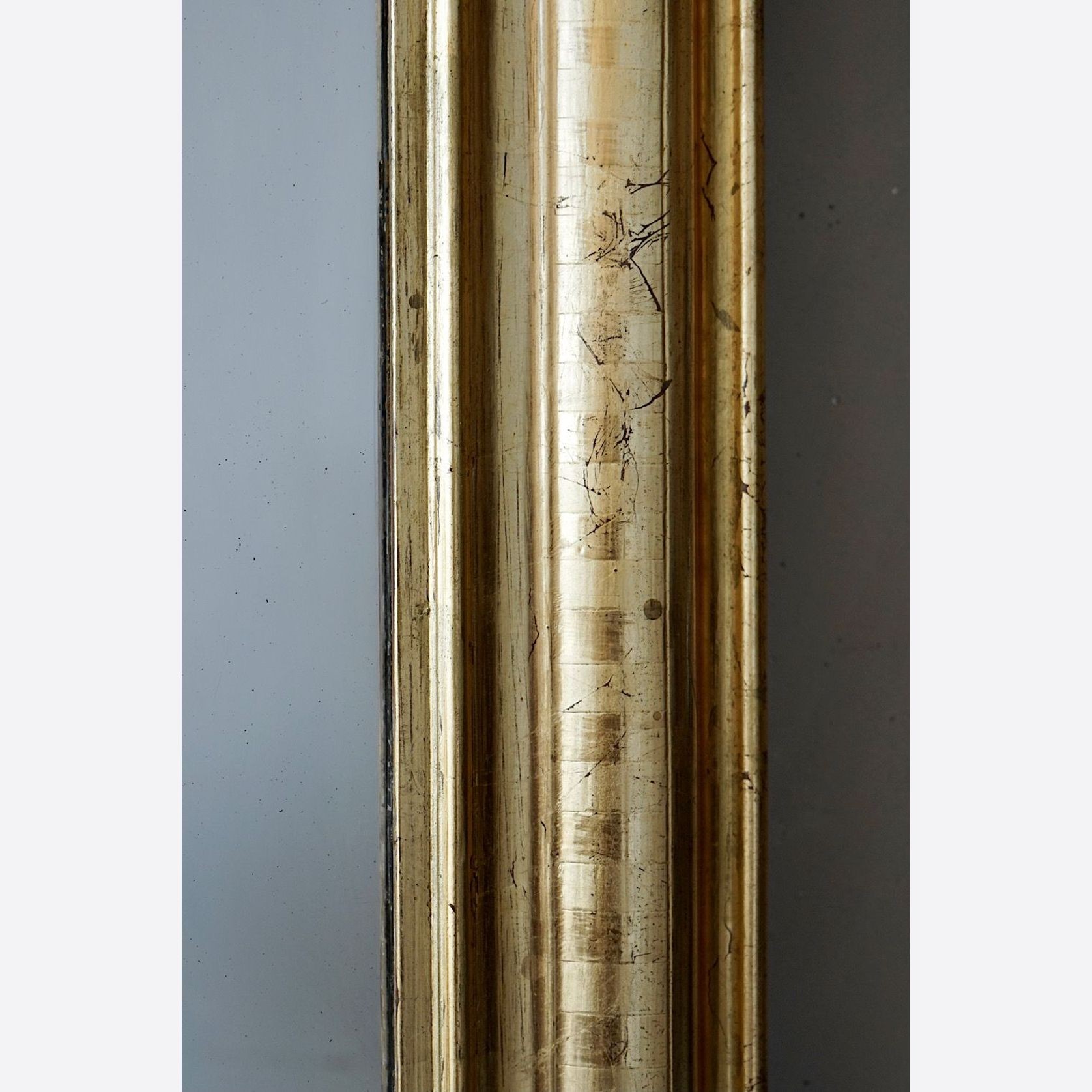 Antique French Louis Philippe Gilded Mirror gallery detail image