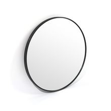 Bella Round Wall Mirror 60 cm | Black gallery detail image