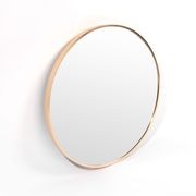 Bella Round Wall Mirror 60 cm | Black gallery detail image