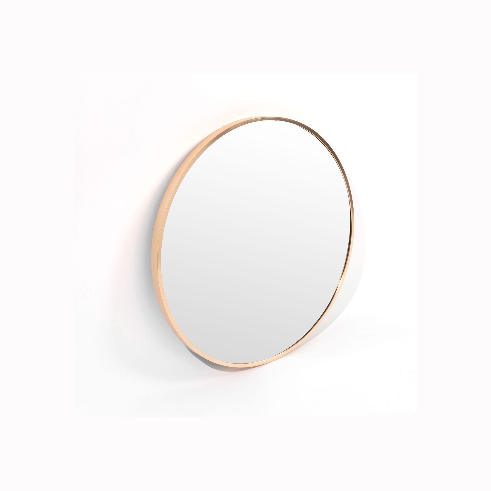 Bella Round Wall Mirror 60 cm | Brass gallery detail image
