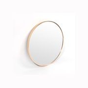 Bella Round Wall Mirror 60 cm | Brass gallery detail image