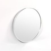 Bella Round Wall Mirror 60 cm | Chrome gallery detail image