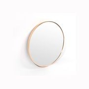 Bella Round Wall Mirror 80 cm | Brass gallery detail image