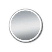 Cadre 850mm LED Mirror with Demister Brushed Stainless gallery detail image