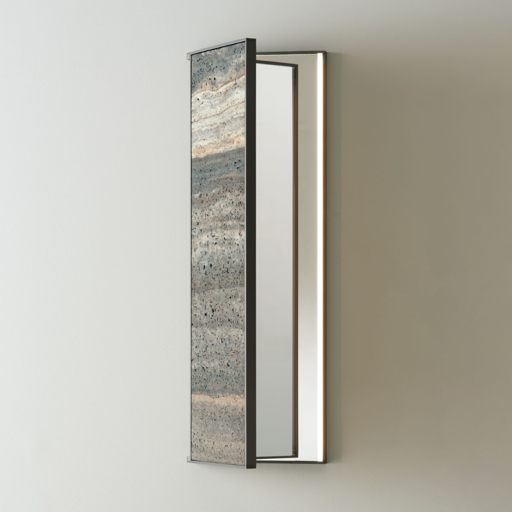 SIXTY - Wall Mirror with LED by CEA gallery detail image