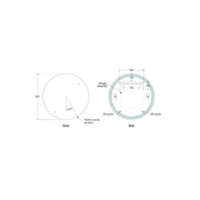 Code Euro Round Led Mirror Range gallery detail image