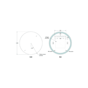 Code Euro Round Led Mirror Range gallery detail image