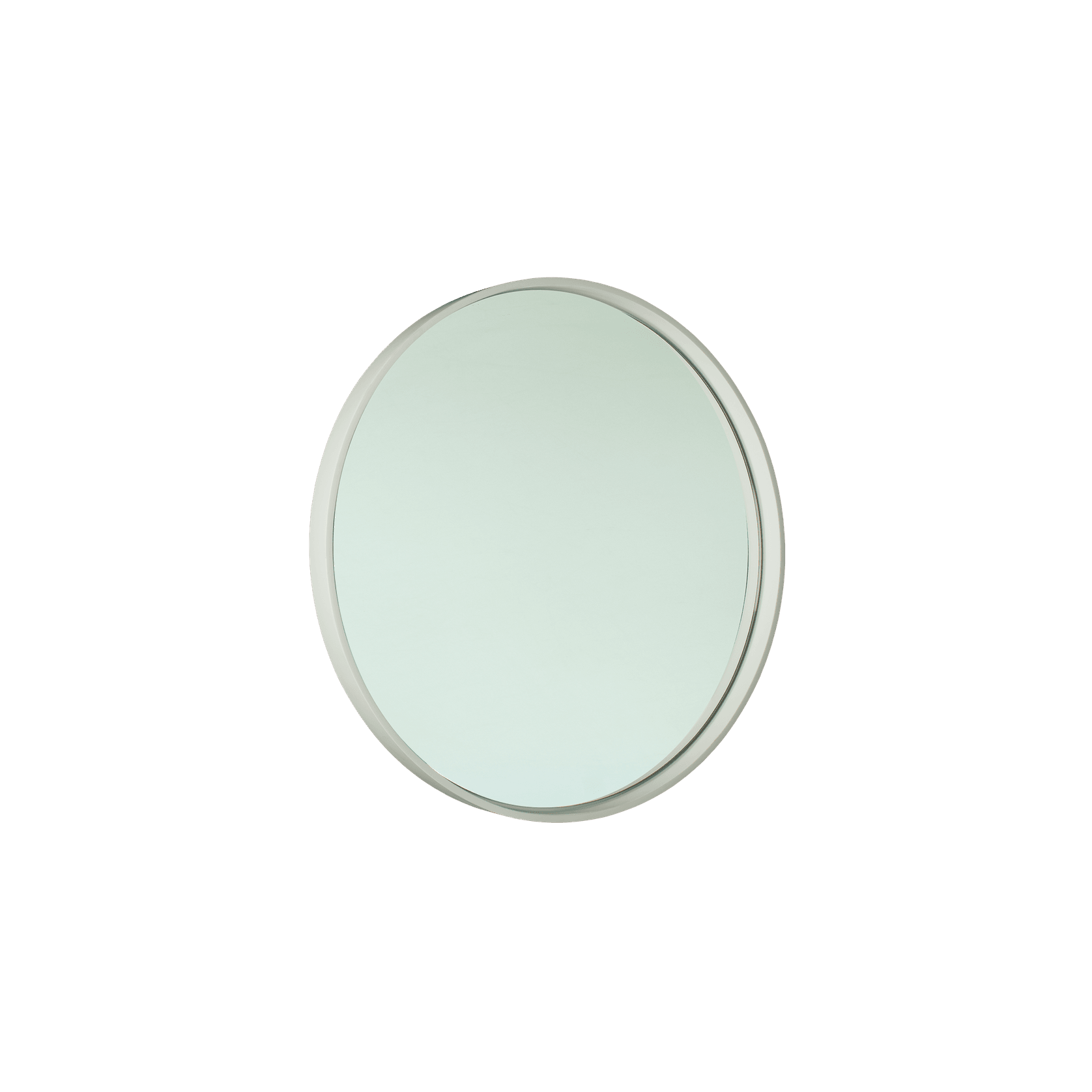 iStone 700mm Round Mirror Gloss White gallery detail image