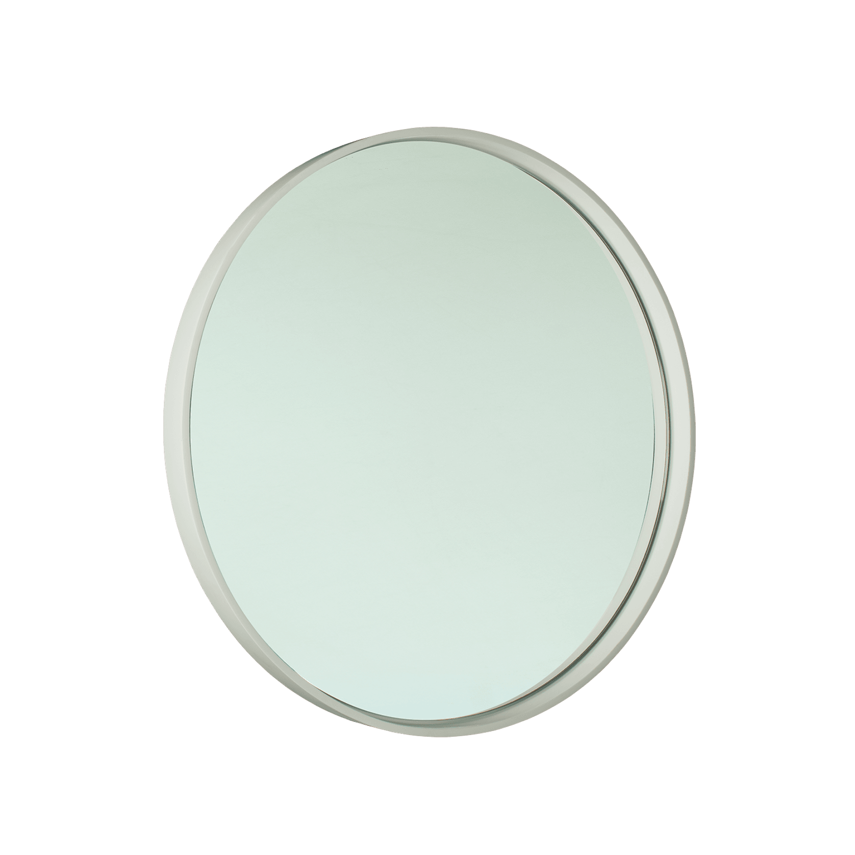 iStone 700mm Round Mirror Gloss White gallery detail image