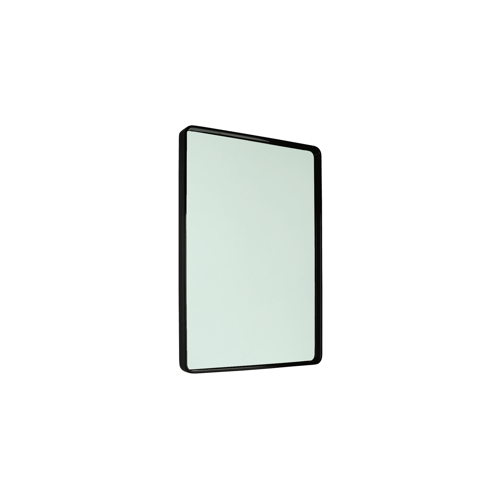 iStone 600 x 900mm Square Mirror Matte Black gallery detail image