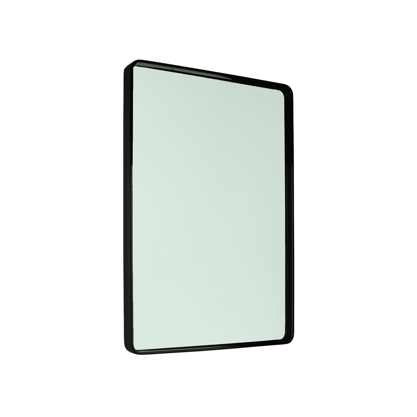 iStone 600 x 900mm Square Mirror Matte Black gallery detail image