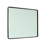 iStone 900 x 1000mm Square Mirror Matte Black gallery detail image