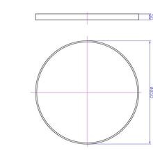 iStone 850mm Round Mirror Matte White gallery detail image