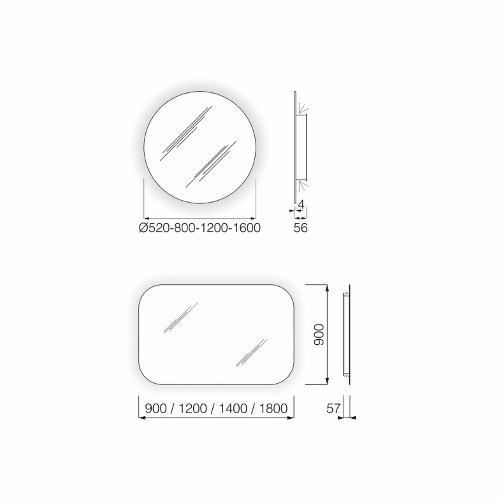 Lotus Mirror by Boffi gallery detail image