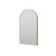 Eclipse Arch Gold LED Framed Mirror with Demister gallery detail image