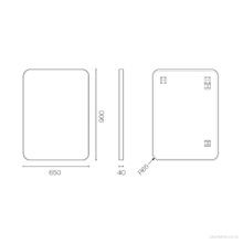 Frame XL 900 Rectangle Mirror Brushed Brass gallery detail image