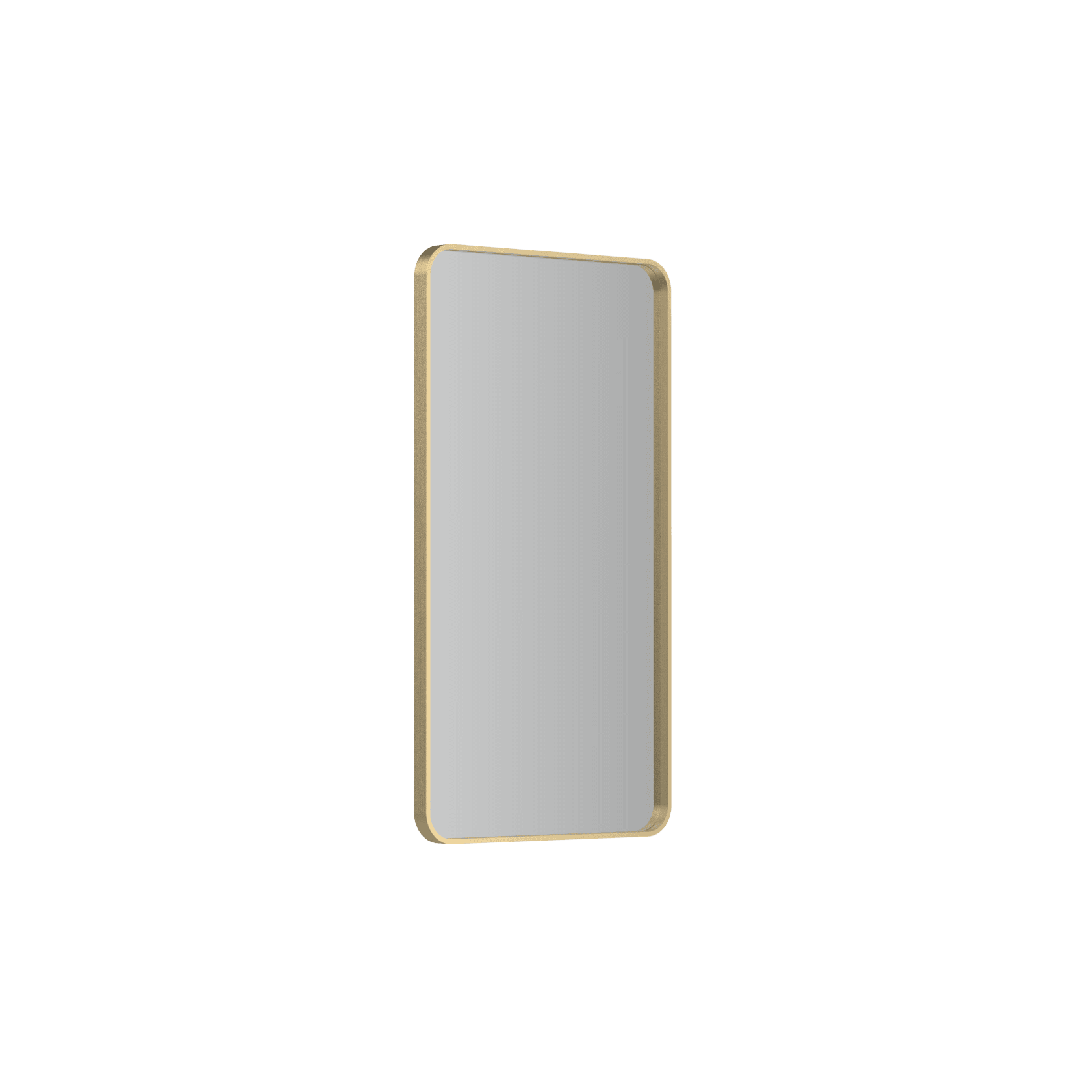 Frame XL 1200 Rectangle Mirror Brushed Brass gallery detail image