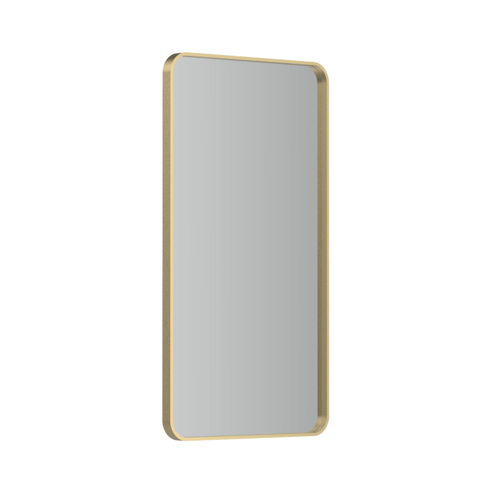Frame XL 1200 Rectangle Mirror Brushed Brass gallery detail image