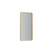 Frame XL 1200 Rectangle Mirror Brushed Brass gallery detail image