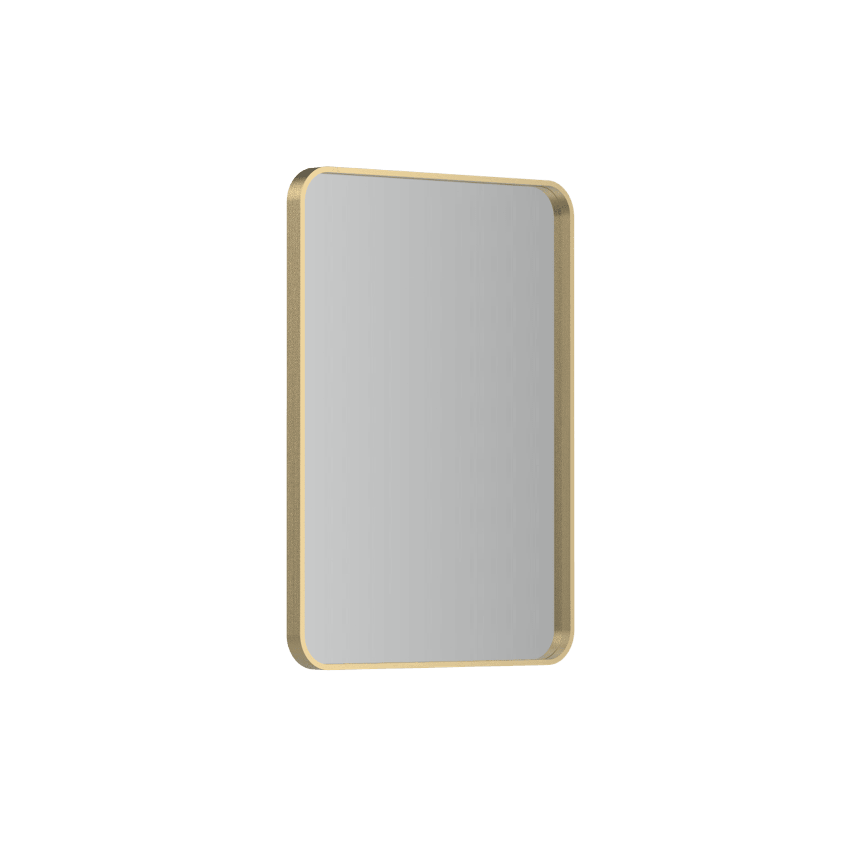 Frame XL 900 Rectangle Mirror Brushed Brass gallery detail image