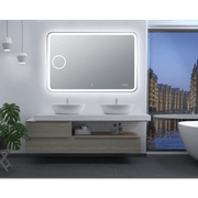 LED Curved Rectangle Mirror 1200x800mm gallery detail image