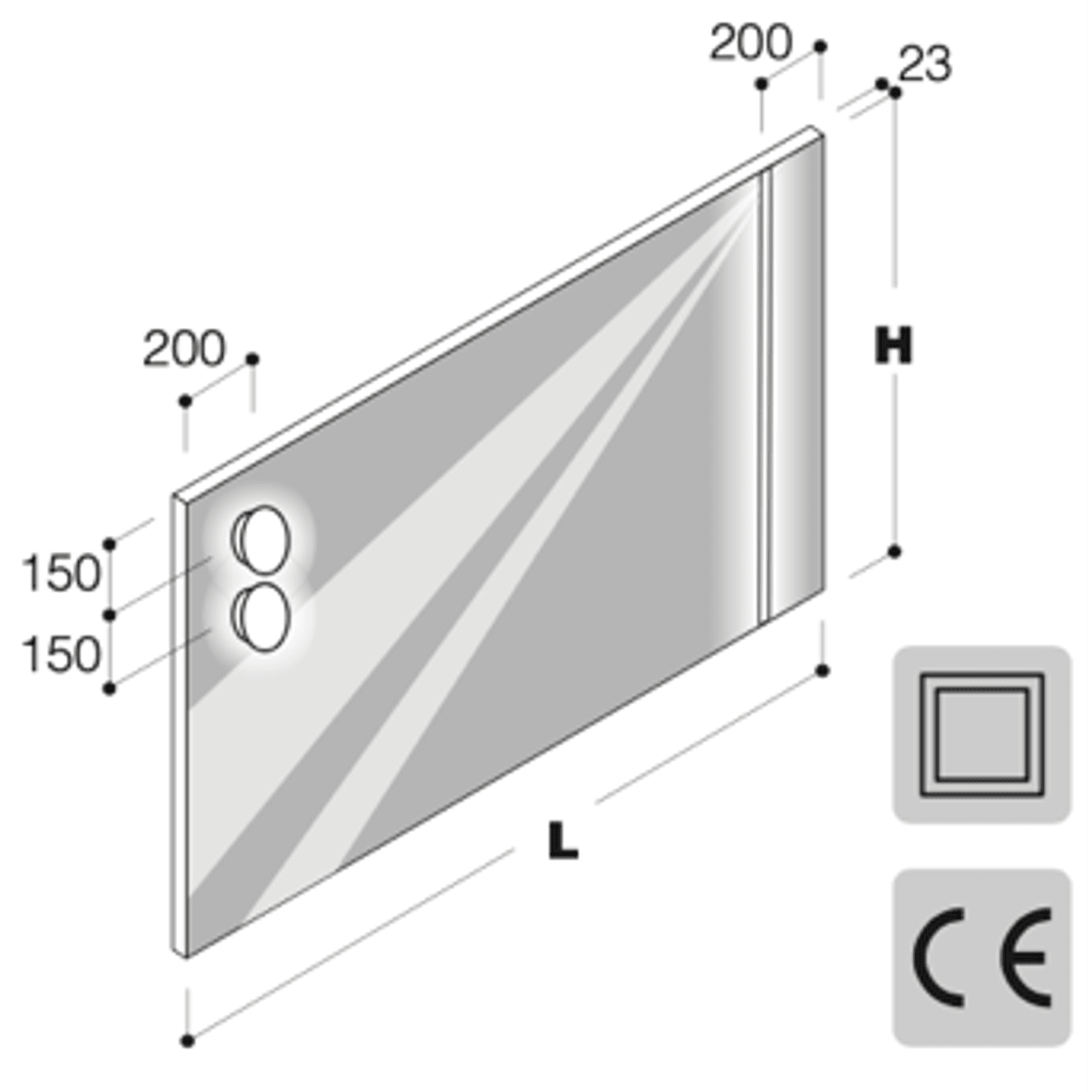 WK6 Mirror by Boffi gallery detail image
