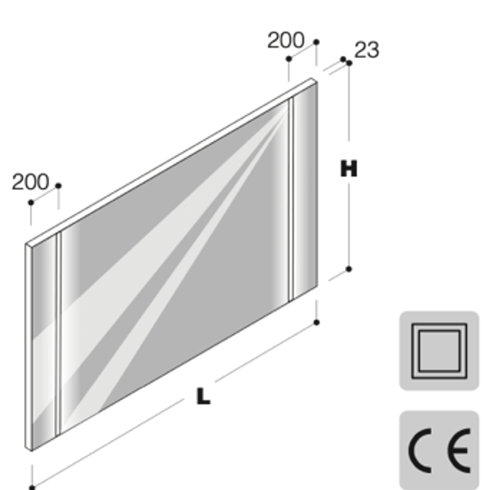 WK6 Mirror by Boffi gallery detail image